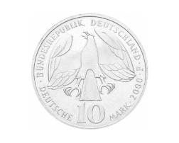 10 DM Silber Gedenkmünze Johann Sebastian Bach 2000
