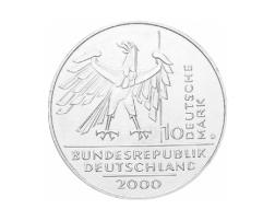 10 DM Silber Gedenkmünze Jahre Deutsche Einheit 2000