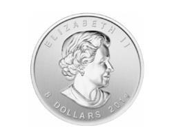 1,5 Unzen Silber Polar Serie Fuchs 2014 Kanada Royal Mint