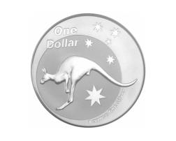 1 Unze Silber Känguru 2005 Australien Roayal Mint 1 Dollar