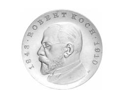 DDR 1968 5 Mark Gedenkmünze Robert Koch
