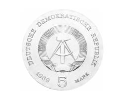 DDR 1969 5 Mark Gedenkmünze Heinrich Hertz