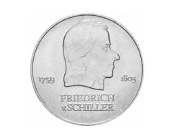 DDR 1972 20 Mark Gedenkmünze Friedrich Schiller