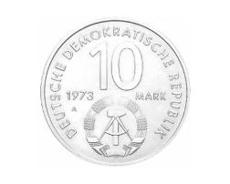 DDR 1973 10 Mark Gedenkmünze Weltjugendspiele