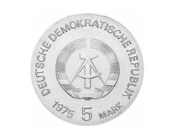 DDR 1975 5 Mark Gedenkmünze Jahr der Frau