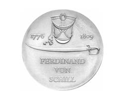 DDR 1976 5 Mark Gedenkmünze Ferdinand Schill