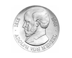 DDR 1980 5 Mark Gedenkmünze Adolph Menzel