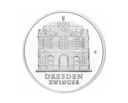 DDR 1985 5 Mark Gedenkmünze Wallpavilion Dresden