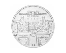 DDR 1985 10 Mark Silber Gedenkmünze Humboldt Uni