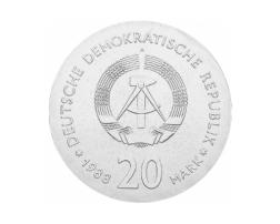 DDR 1988 20 Mark Silber Gedenkmünze Carl Zeiss