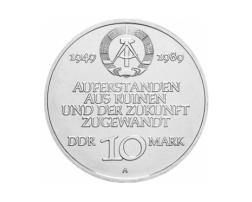 DDR 1989 10 Mark Gedenkmünze 40 Jahre DDR