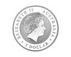 Lunar I Silbermünze Australien Ziege 1 Unzen 2003 Perth Mint