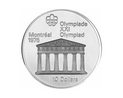 Sammlung Silbermünzen Kanada Olympiade Montreal 1976