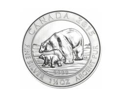 1,5 Unzen Silber Polar Serie Bear 2015 Kanada Royal Mint