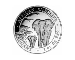 Somalia Elefant 1 Unze 2015