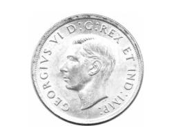 Canada Silber Gedenkmünze 1 Dollar Parlament 1939 