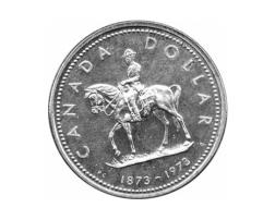 Canada Silber Gedenkmünze 1 Dollar RCMP 1973