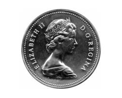 Canada Silber Gedenkmünze 1 Dollar Regina Bison 1982