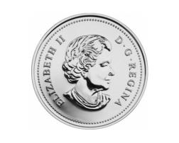 Canada Silber Gedenkmünze 1 Dollar Krönungsjubiläum 2002