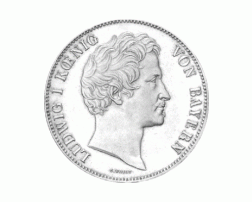 Altdeutschland Bayern Ludwig I Doppeltaler 1842-1848 