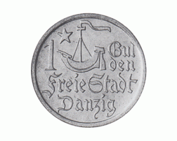 Freie Stadt Danzig  1 Gulden 1923