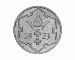 Freie Stadt Danzig 5 Pfennig 1923 und 1928