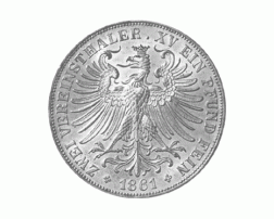 Frankfurt Doppeltaler 1860