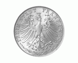 Altdeutschland Freie Stadt Frankfurt Silber Doppelgulden 1845-1856