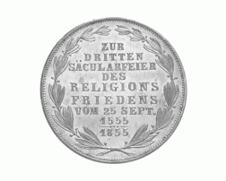 Altdeutschland Freie Stadt Frankfurt Silber Doppelgulden 1855