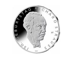10 Euro Silber Gedenkmünze PP 2014 Richard Strauss