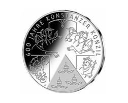 10 Euro Silber Gedenkmünze PP 2014 Konstanzer Konzil