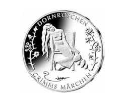 10 Euro Silber Gedenkmünze PP 2015 Dornröschen