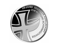 10 Euro Silber Gedenkmünze PP 2015 Deutsche Gesellschaft Rettung Schiffbrüchiger