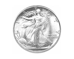 Halve Dollar 1916-1947 Walking Liberty 1/2 Silber Dollar