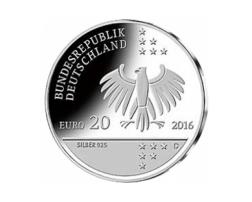20 Euro Silber Gedenkmünze PP 2016 Ernst Litfaß