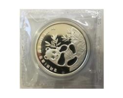 China Panda 1 Unze 1990 PP Silberpanda Coin Show Munich