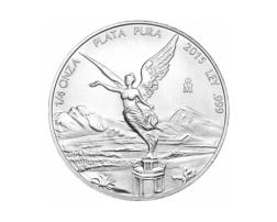 Mexiko Libertad Silbermünze mit der Siegesgöttin 1/4 Unzen 1993