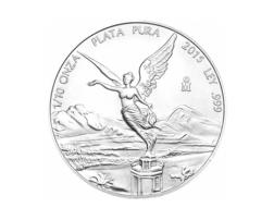 Mexiko Libertad Silbermünze mit der Siegesgöttin 1/10 Unzen 2014