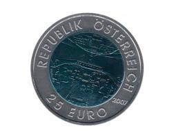 25 Euro Niob Silber Österreich 2007 Luftfahrt