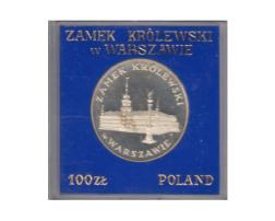 Polen 100 Zloty Silber 1975 Warschauer Königschlosses  
