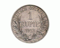 Ostafrika 1 Rupie 1912