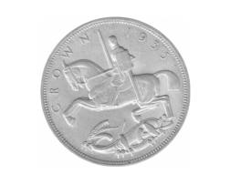 Großbritannien 1 Crown 1935 Silver Jubilee George