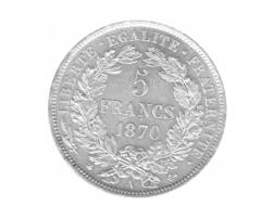 5 Francs Ceres 1870-1940