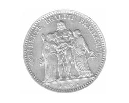 5 Francs Herkulesgruppe 1870-1940