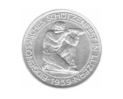 Schweiz 5 Franken Schützenfest Luzern 1939