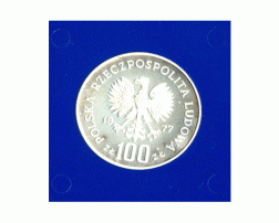 Polen 100 Zlotych Silber 1977 Ignacy Jan Paderewski