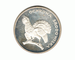Polen 100 Zlotych Silber 1980 Ochrona Srodowiska