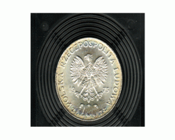 Polen 100 Zlotych Silber 1975  XXX Rocznica Zwyciestwa nad Faszyzmen