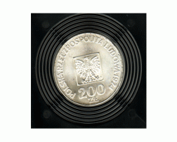 Polen 200 Zlotych Silber 1974 XXX Lat PRL