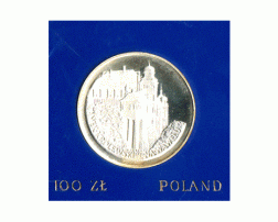Polen 100 Zlotych Silber 1977 Zamek na Wawelu